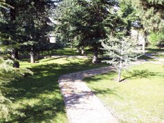 Zona de esparcimiento de cenizas en el cementerio de Granada